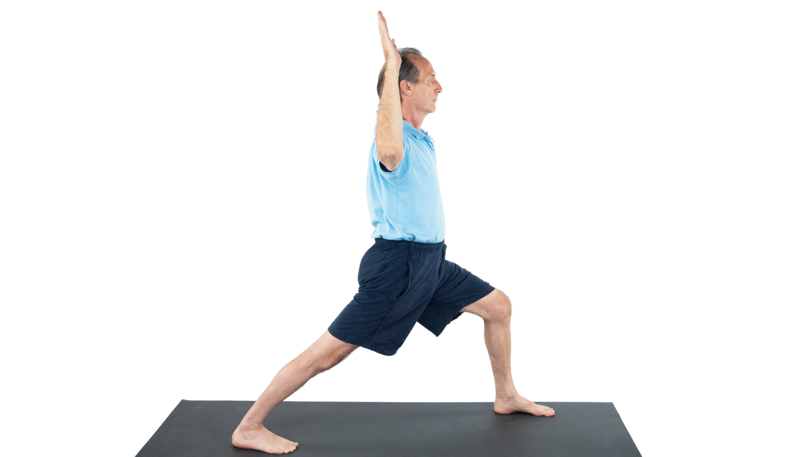 How to practice Warrior 1 and other standing poses for strengthening.