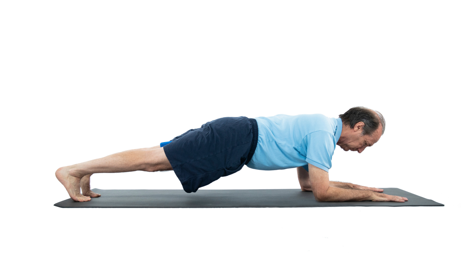 Plank Pose variation supported with your forearms