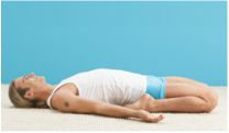 Opening the External Rotators with Internal Rotation in Reclining Hero yoga Pose (Supta Virasana)