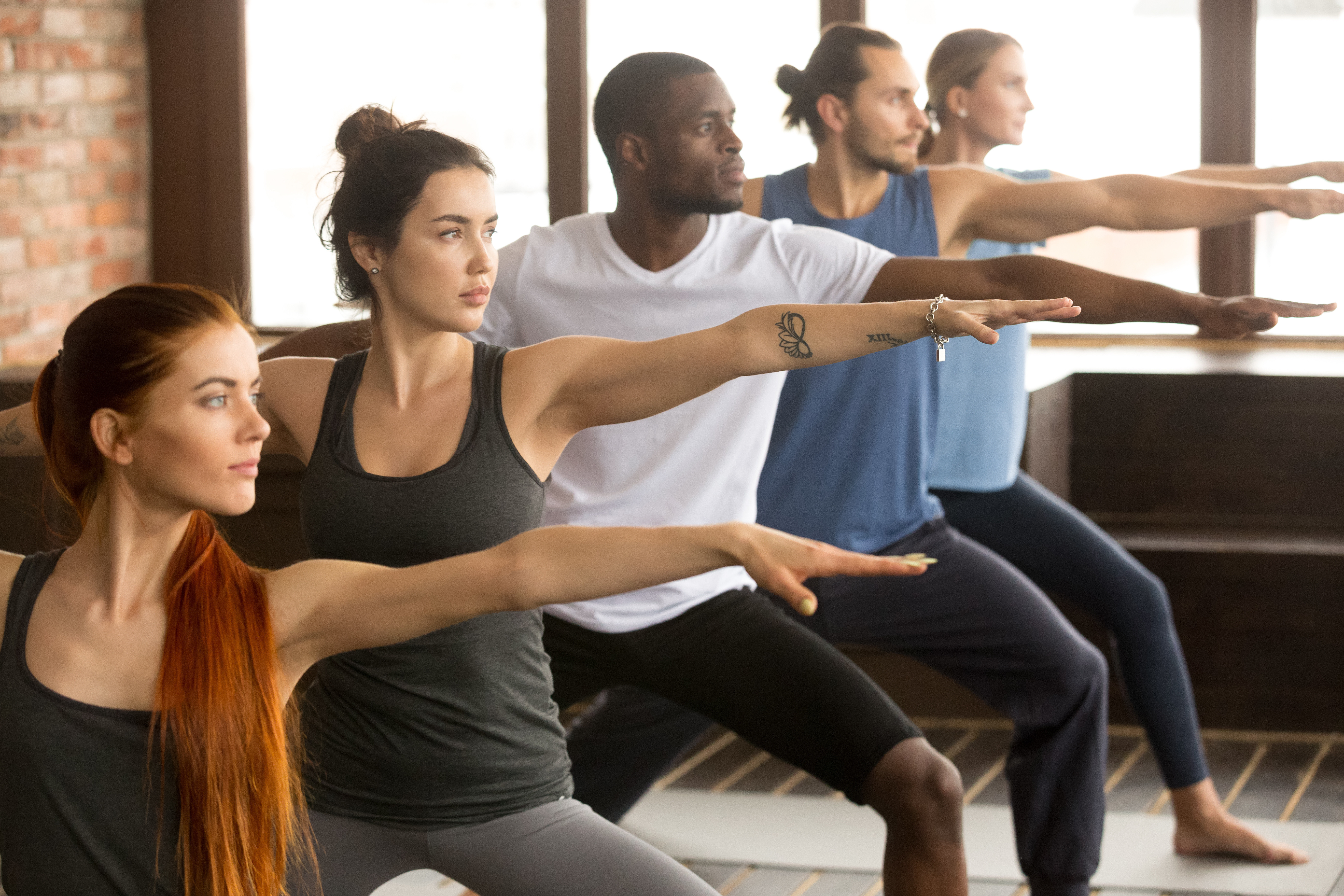 Diverse yoga class, yoga for everybody, community, start where you are Diverse yoga class, yoga for everybody, community, start where you are