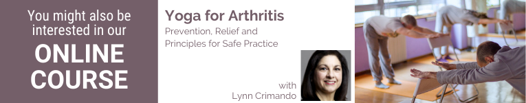 Lynn Crimando, MA, C-IAYT, certified personal trainer, board-certified wellness coach, YogaUOnline Teacher
