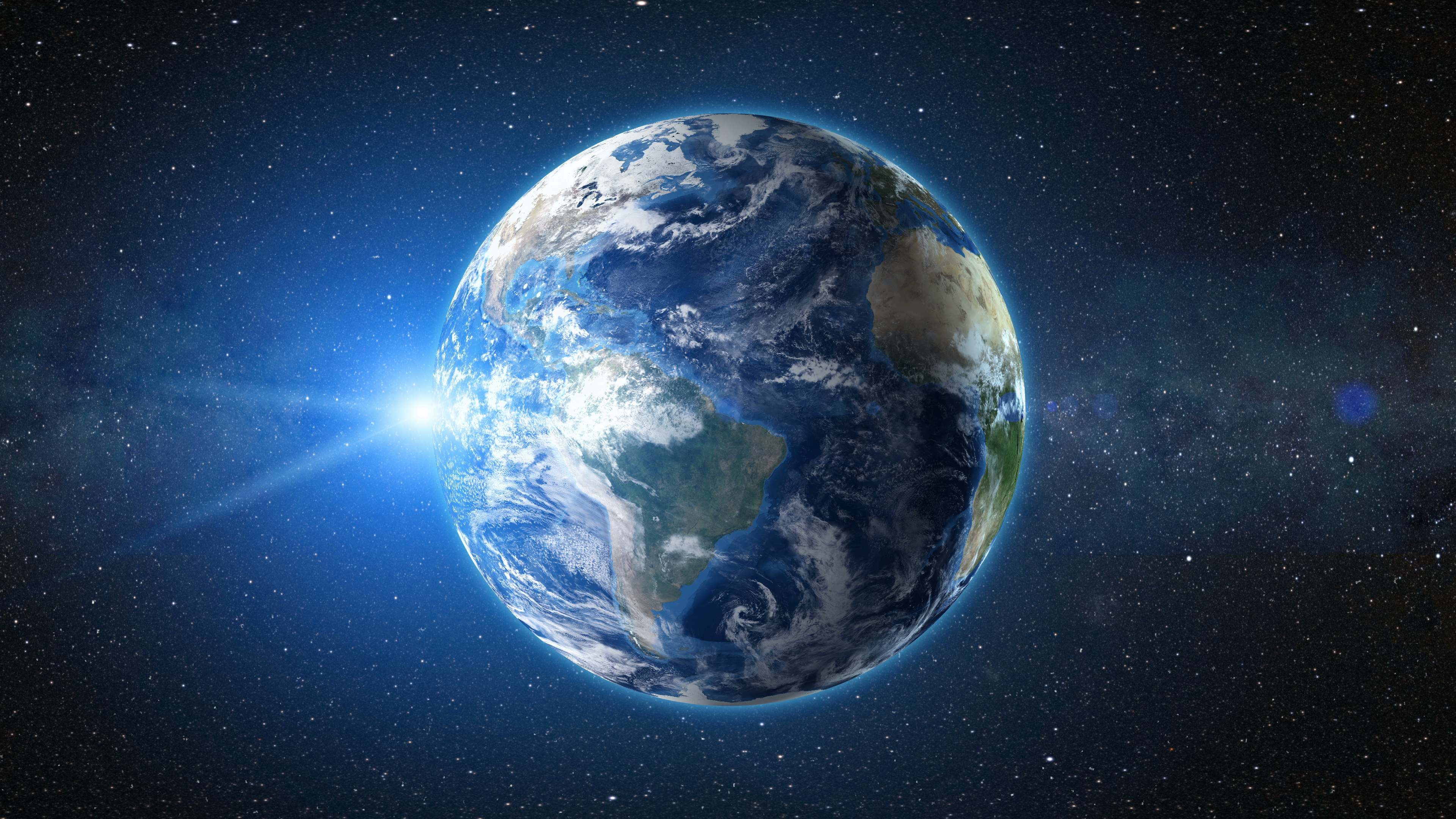 Planet Earth, rivers, mountains, oceans, continents