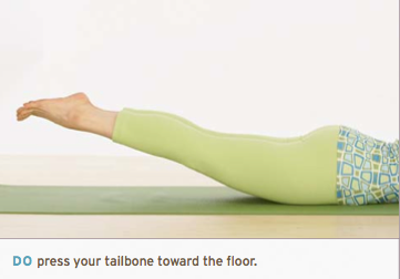 Salabhasana, Locust Pose, spine lengthening pose, do's and dont's yoga practice tips, cueing the legs and hips in Salabhasana