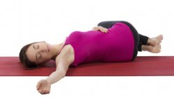 revolved belly pose
