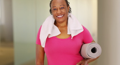 Image depicts staying active and having fun is important to health aging