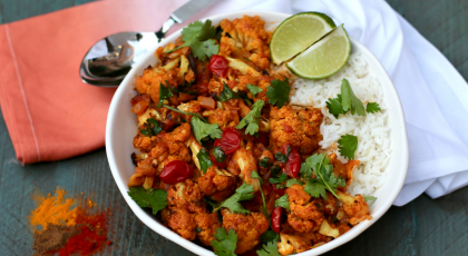 Wellness tips to make cauliflower tikka masala for a healthy plant-based diet