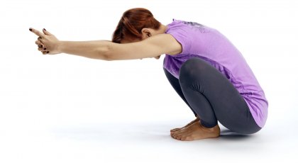 Yogic, Squat, Garland, Pose, downward, yoga, Malasana