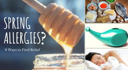honey, neti pot, foods with vitamin D, woman sleeping on clean sheets 
