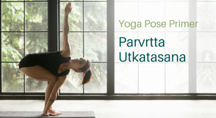 Utkatasana, Revolved Chair Pose