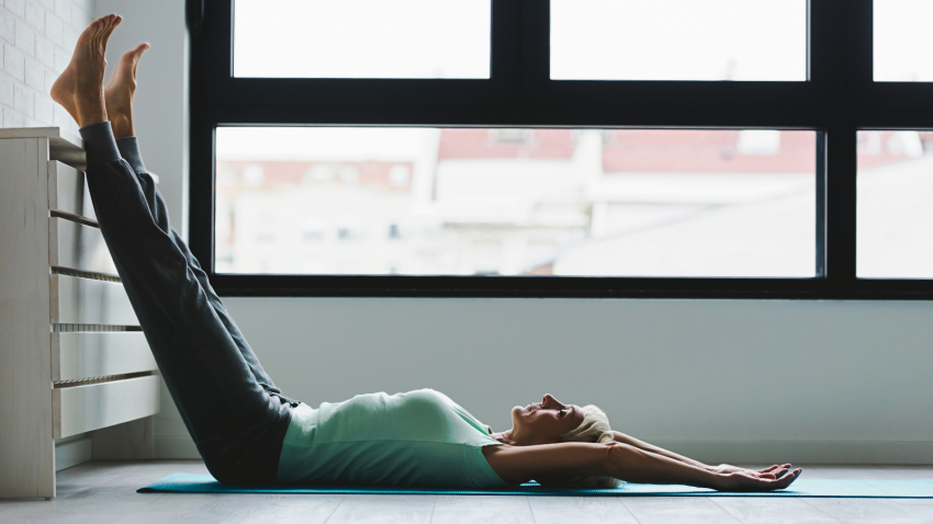 Legs Up the Wall Pose in yoga practice