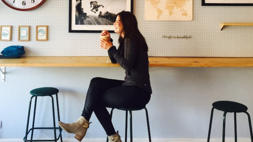 Sitting cross-legged as depicted in image can negatively affect your posture and your feet.
