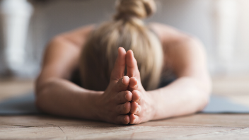 Close up of womans hands in prayer. Close up of womans hands in prayer.