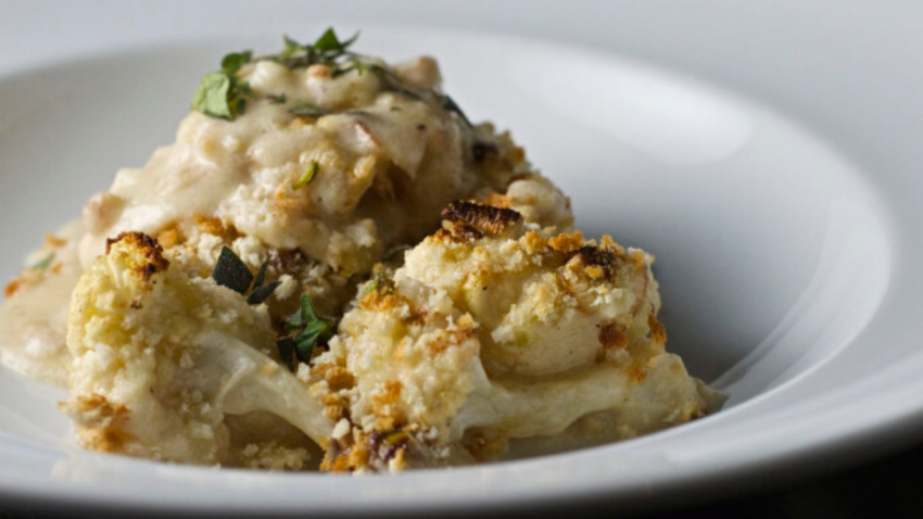 Cauliflower cheese bake. Cauliflower cheese bake.