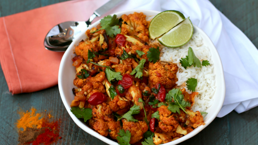 Wellness tips to make cauliflower tikka masala for a healthy plant-based diet