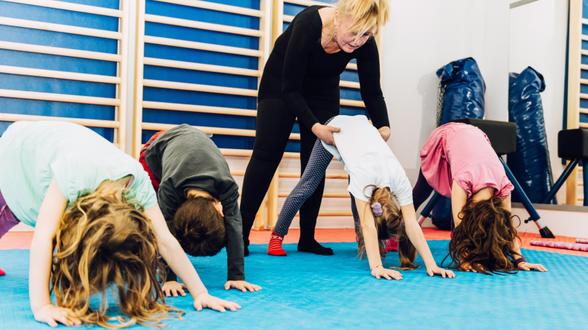 Yoga class for children Downward Facing Dog Pose (Adho Mukha Svanasana) Yoga class for children Downward Facing Dog Pose (Adho Mukha Svanasana)