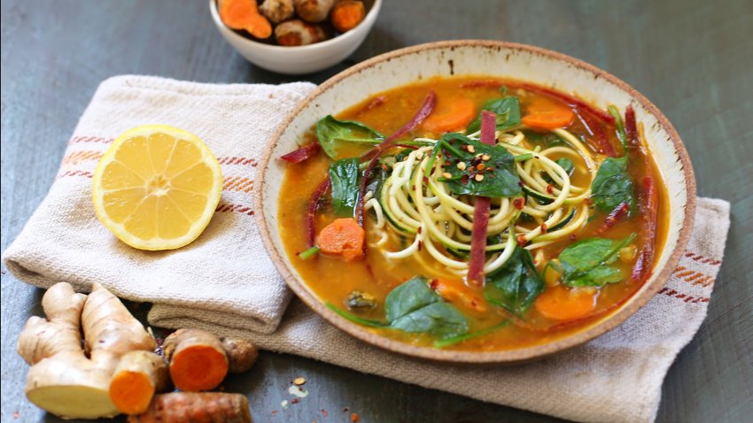 Immunity Zucchini Noodle Soup