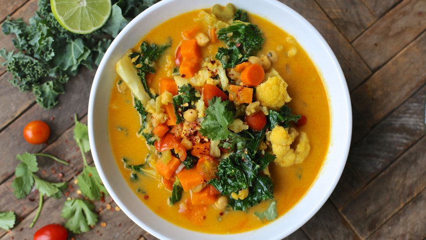coconut curry soup
