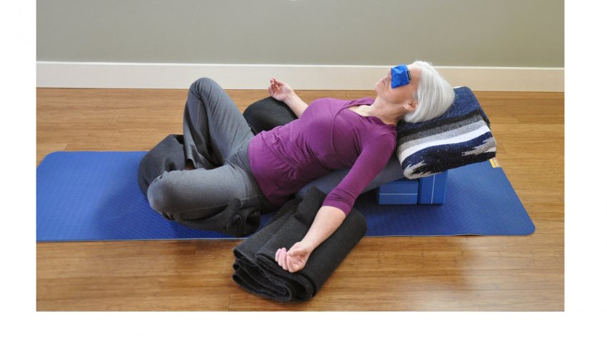Supta Baddhakonasana Supta Baddhakonasana, Reclining Bound Angle Pose