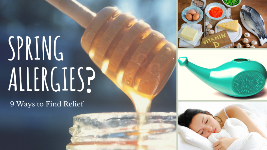 honey, neti pot, foods with vitamin D, woman sleeping on clean sheets 