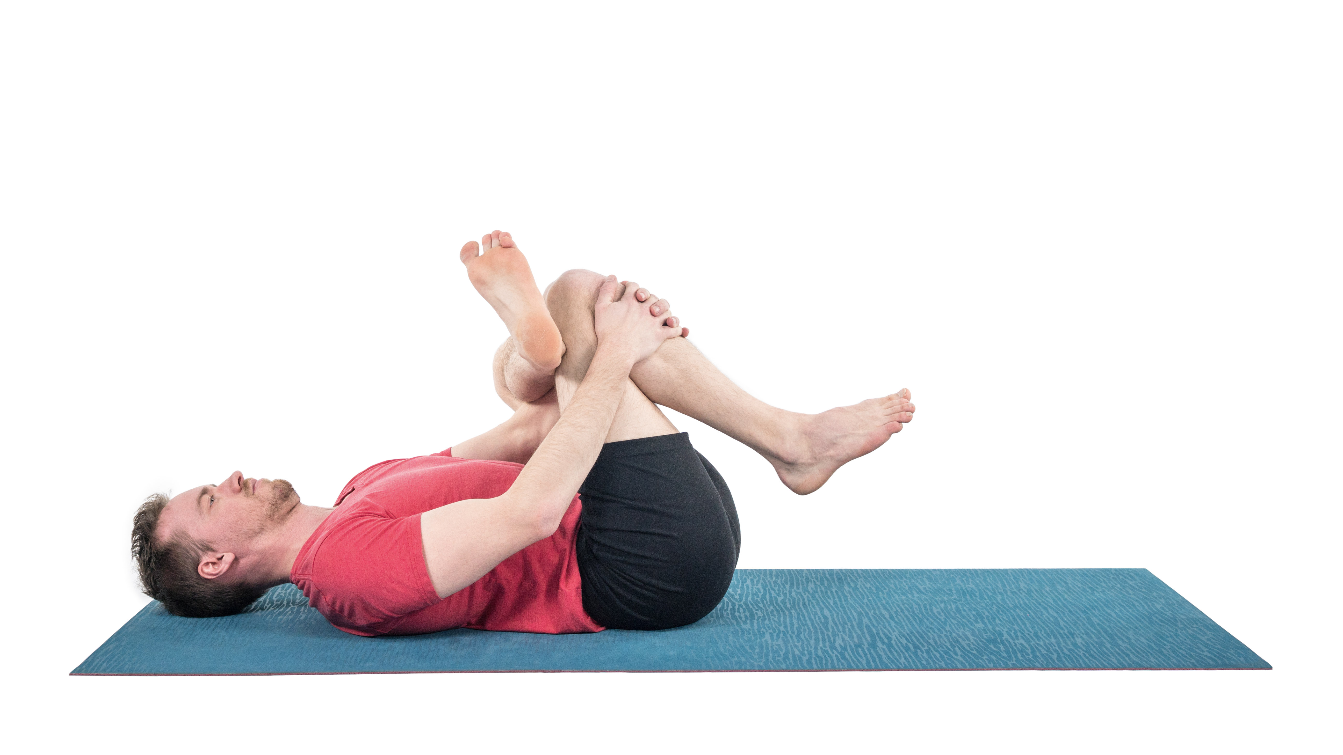 Supta Kapotasana, Supta Ardha Padmasana, yoga pose variations, gentle yoga