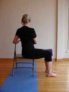 Seated Twist, twist with chair, gentle twist, yoga at your office desk, yoga for back health, yoga basics, 5 minute yoga Seated Twist, twist with chair, gentle twist, yoga at your office desk, yoga for back health, yoga basics, 5 minute yoga